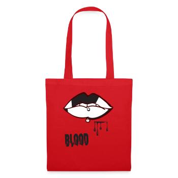 piercing & blood - Tote Bag - red - Front