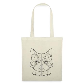 katzenfreund katzeliebhaber geschenk katze shirt - Stoffbeutel - Rot - Vorne
