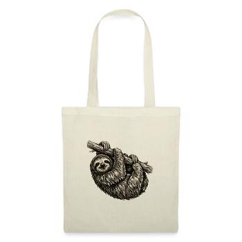 Sloth illustration in vintage style - Tote Bag - red - Front
