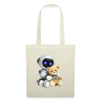 Robot Teddy - Tote Bag - red - Front