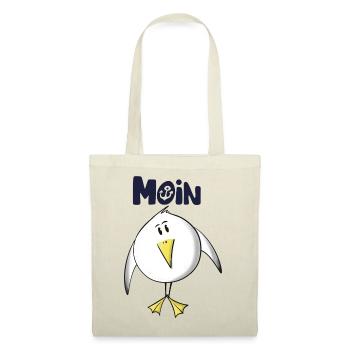 Möwe Moin Anker - Stoffbeutel - Rot - Vorne