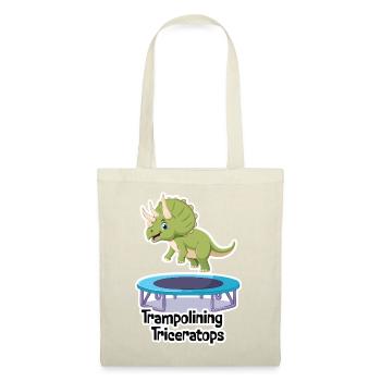 TRAMPOLINE DU TRICÉRATOPS - Sac en tissu - rouge - Devant