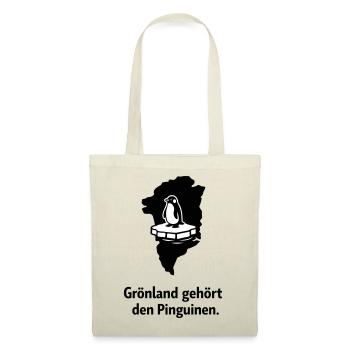Le Pingouin sur la glace du Groenland - Sac en tissu - rouge - Devant