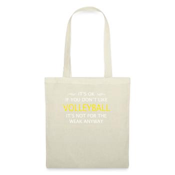 Volleyball Is not for the weak anyway - Tote Bag - red - Front
