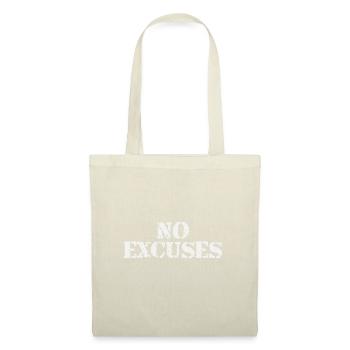Pas d’excuses - Sac en tissu - rouge - Devant
