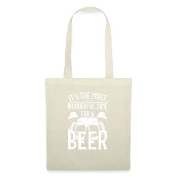 Christmas Beer Beer Time Merry Christmas - Tote Bag - red - Front