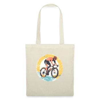 Road cyclist, cyclist - Tote Bag - red - Front