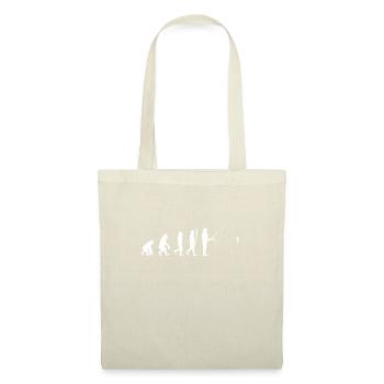 Human Evolution Fisherman T-Shirt - Tote Bag - red - Front