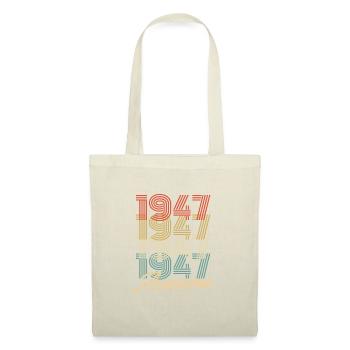 Funny Birthday Awesome 1947 - Tote Bag - nature - Front