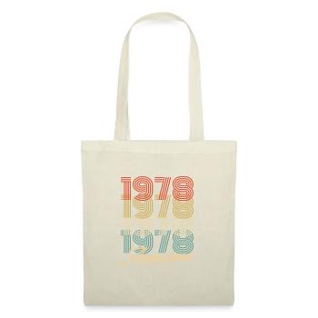 Funny Birthday Awesome 1978 - Tote Bag - nature - Front