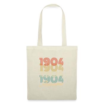 Drôle d’anniversaire génial 1904 - Sac en tissu - nature - Devant