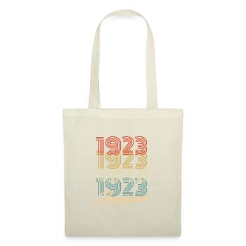 Funny Birthday Awesome 1923 - Stoffbeutel - Rot - Vorne