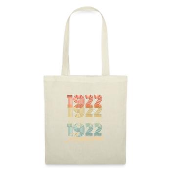 Funny Birthday Awesome 1922 - Tote Bag - red - Front