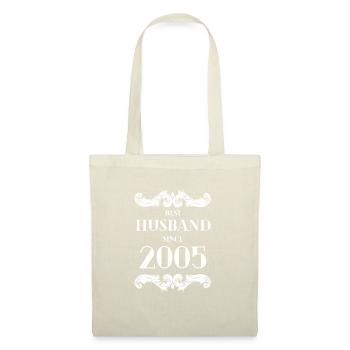Meilleur mari depuis l’anniversaire de mariage 2005 - Sac en tissu - nature - Devant