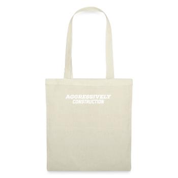 travailleur de la construction agressif - Sac en tissu - rouge - Devant