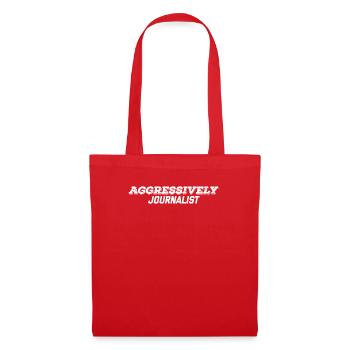 journaliste agressif - Sac en tissu - rouge - Devant