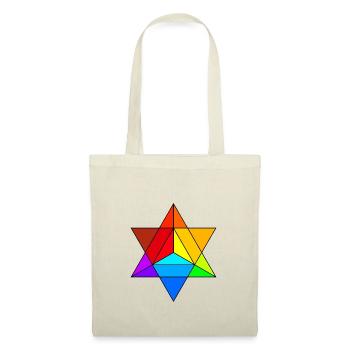 Merkaba Sacred Geometry Architecture The Universe - Tote Bag - red - Front