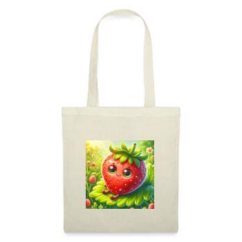 Fraise en Sucré - Sac en tissu - rouge - Devant