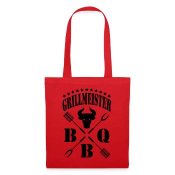 Grillmeister - Stoffbeutel - Rot - Vorne