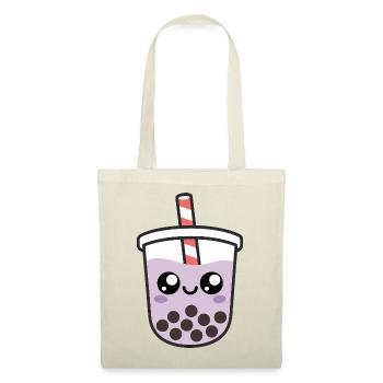 Kawaii Bubble Tee - Stoffbeutel - Rot - Vorne