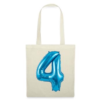 vier_blau - Sac en tissu - rouge - Devant