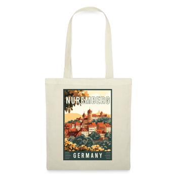Explore Stunning Historic Gem Nuremberg in Germany - Tote Bag - red - Front