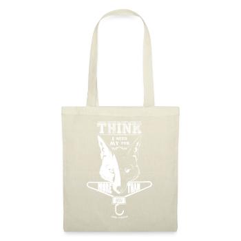 I need my fur more than you - Tote Bag - red - Front