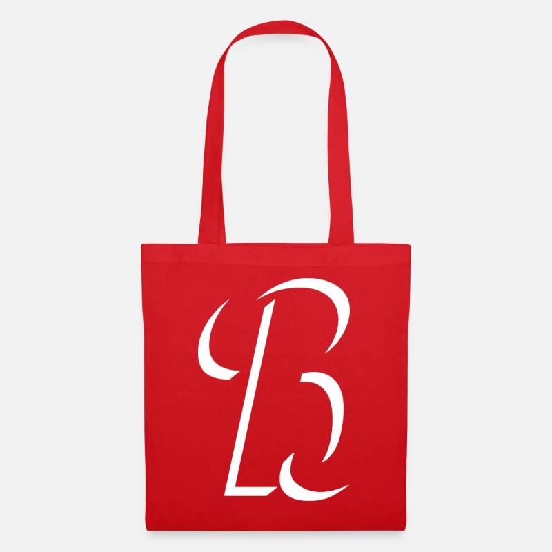 Letter B, Name, der Buchstabe B - Stoffbeutel - Rot