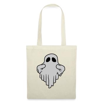 Funny Floating Ghost Comic - Tote Bag - red - Front