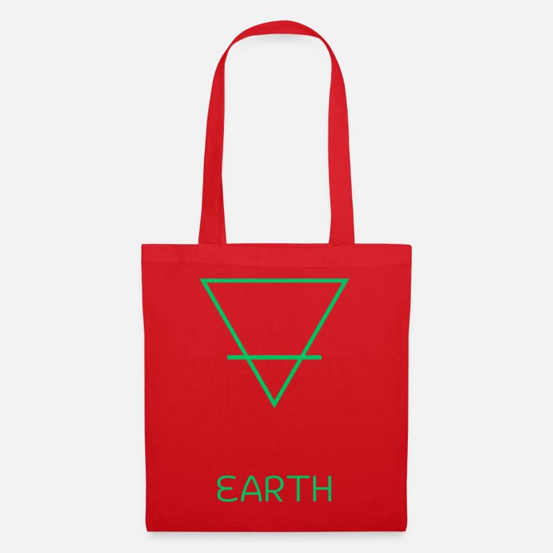 Earth Element - Tote Bag - red