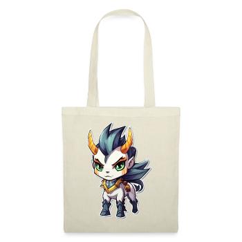 Chibi Demon Horse - Tote Bag - red - Front