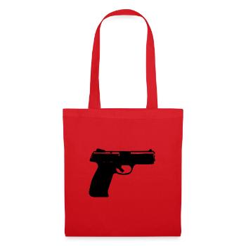 Esport Gamer pistolet idée cadeau egoshooter - Sac en tissu - rouge - Devant