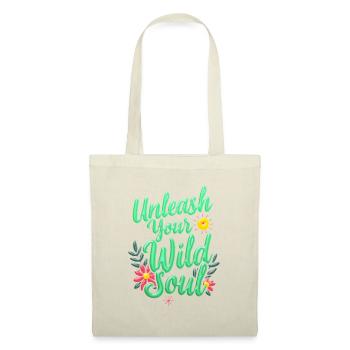 Liberez Votre Ame Sauvage - Unleash Your Wild Soul - Sac en tissu - rouge - Devant