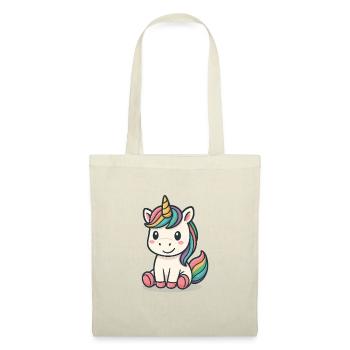 Pastel Unicorn Rainbow Mane - Tote Bag - red - Front