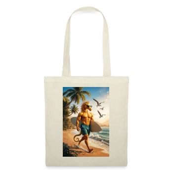 Surfer Humanoid Seahorse - Tote Bag - red - Front