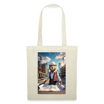 Humanoid Beaver Architect - Tote Bag - red - Front