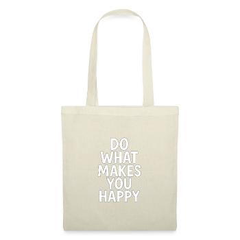 Conception de citations motivantes - Sac en tissu - rouge - Devant