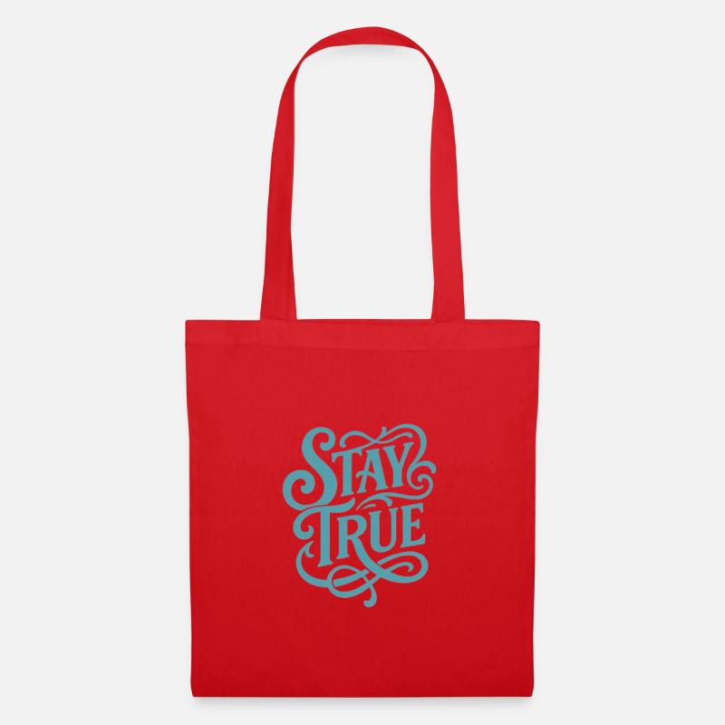 Stad True Typography Swing - Tote Bag - red
