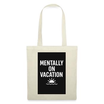 Mentally vacation Sonnenaufgang - Stoffbeutel - Rot - Vorne