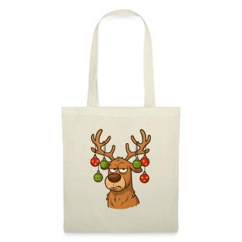 Deer Rudolph Merry Christmas sweet - Tote Bag - red - Front