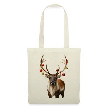 Reindeer Christmas Deer Deer - Tote Bag - red - Front