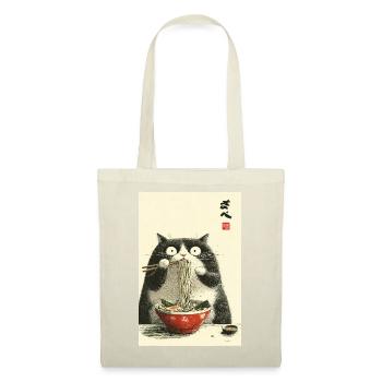Neko-Ramen-Festmahl - Stoffbeutel - Rot - Vorne