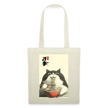 Neko Ramen Cat Slurp - Tote Bag - red - Front