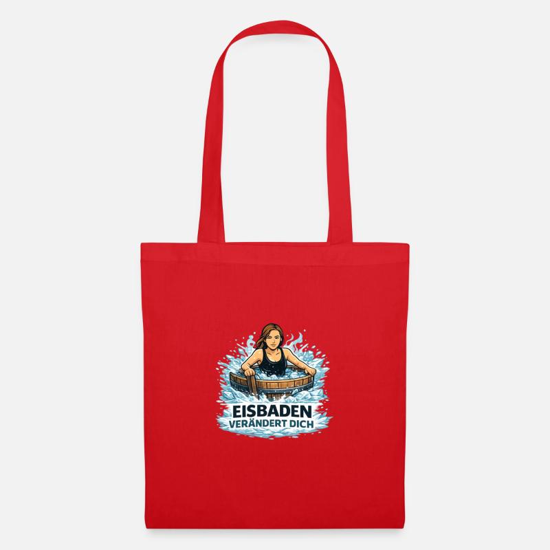 Eisbad Verändert Dich - Tote Bag - red