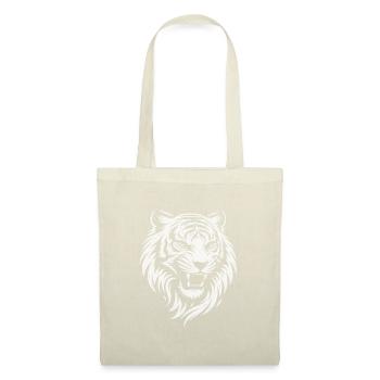 Tiger head in minimalist vector style - Tote Bag - red - Front