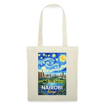 Nairobi Kenya Starry Night - Stoffbeutel - Rot - Vorne