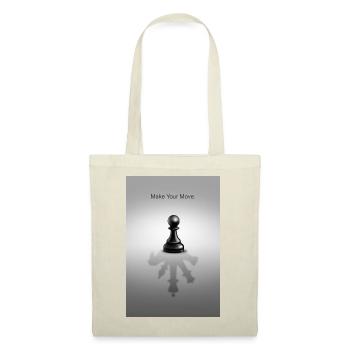 Make Your Move Minimal Mindset Design - Tote Bag - red - Front