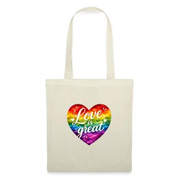 Love is great! - Tote Bag - red - Front