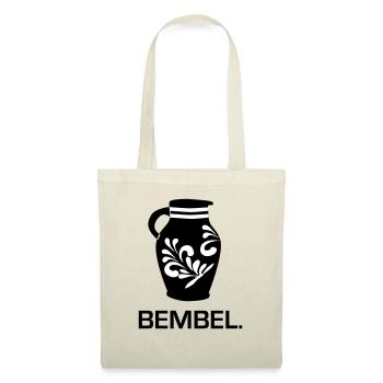 Bembel - Le #FFM original de Francfort #069 - Sac en tissu - rouge - Devant