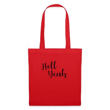 Enfer ouais lettrage - Sac en tissu - rouge - Devant